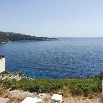 a view of a large body of water at Villa Apartmani Anja in Dobra Voda