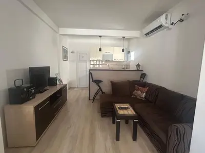 a living room with a couch and a table at Apartment Ines in Bar