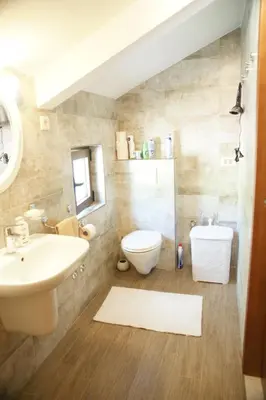 a bathroom with a sink and a toilet at 