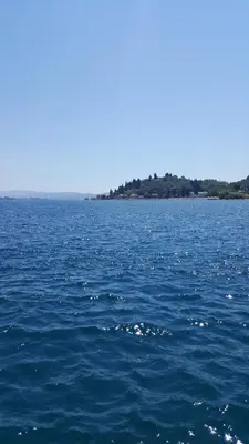 a view of a large body of water at Yokana Villa & Pool in Virpazar