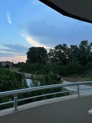 a view of a river from a bridge at Studio Apartments Domenik in Ulcinj