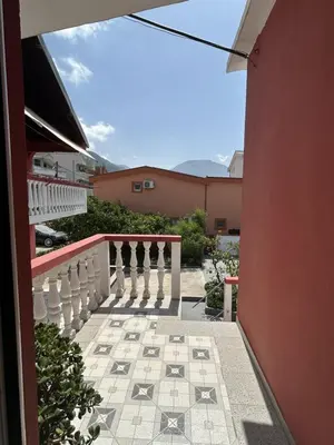 a view from the balcony of a house at Apartments TODOR in Bar