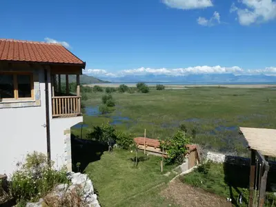 a house with a view of a field at Accommodation 