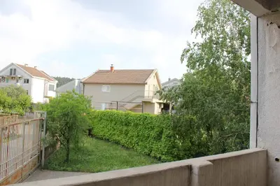 a view from the balcony of a house at Apartment La Romana in Podgorica