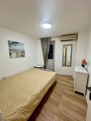 a bedroom with a large bed in a room at Milena in Petrovac na Moru