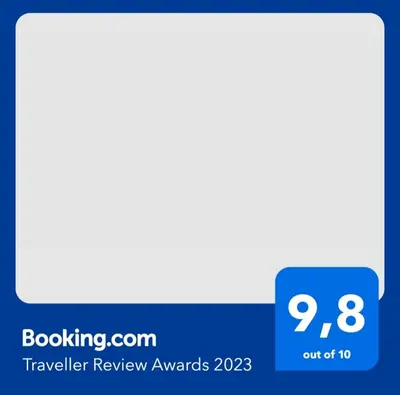 a screenshot of the travel review awards screen on a phone at Apartman Verica in Rafailovici
