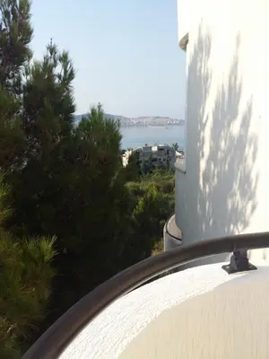 a view of the ocean from the top of a car at Бар Шушань Апартаменты Главановича 25 in Bar