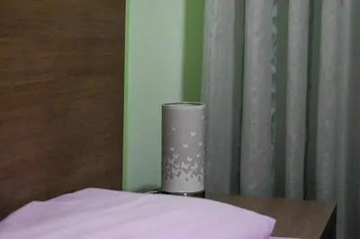 a vase sitting on top of a table at Apartman Sara 2 in Podgorica