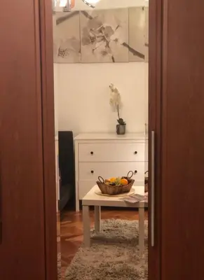 a room with a table with a bowl of fruit on it at Lavender Vacation Home, Bar in Bar