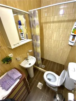 a bathroom with a toilet and a sink at JOCKER in Virpazar