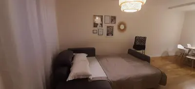 a bedroom with a bed in a room at Lux Apartment PortoVista in Bar