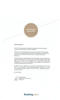 a screenshot of a page of a document at Apartments Sarić in Bar