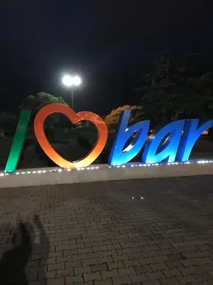a sign that says lift day at night at Apartman Ana Zeleni pojas in Bar