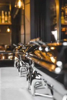 a row of unfocused at SIGNUM Hotel in Podgorica