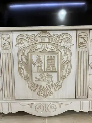 a drawing on the side of a tv screen at Casa Vecchia in Kotor