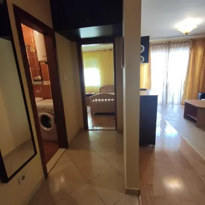 a view of a room with a living room at Apartman Becici beach in Becici