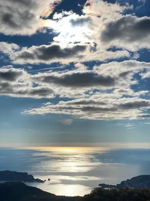 a view of the ocean under a cloudy sky at Carpe diem in Bar