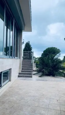 a stairway leading to a building with a staircase at Villa Premium S in Bar