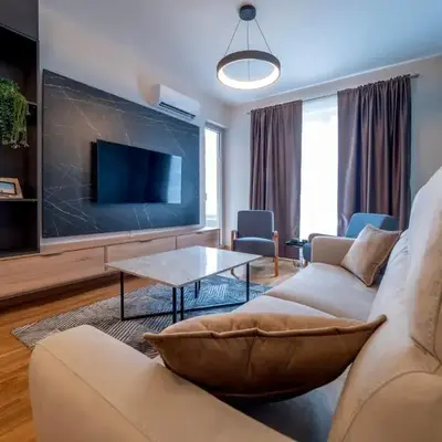 Luxury modern apartment 8min walk from beach in Becici