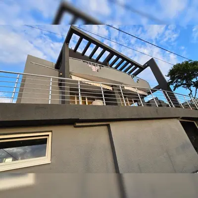 a balcony on the top of a house at Family apartment-DiLorena in Bar