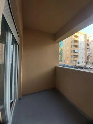 an empty room with a window in a building at Stylish charming apartment in Podgorica