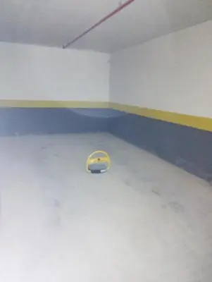 a yellow frisbee sitting on the floor of a room at Beachfront luxury apartment in Budva