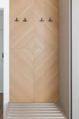 a wooden door with a staircase in a room at Apartments Mara Lux in Budva